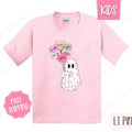 Valentine's Ghost Kids Shirt - Valentine's Day Children's Tshirt - Cute Youth Tee Gildan Hoodie, Sweatshirt | ZylaModa.com
