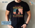 Veteran Shirt Gifts For Grandpa Military Shirt Us Army Apparel Veterans Day T-shirt Retired Army Hoodie, T-shirt and...