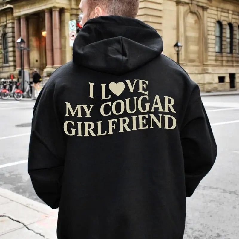 Victoria Maxwell, I Love My Cougar Girlfriend Shirt, BF Gift, Funny Gift for Him, Boyfriend Gift, I Love My Girlfriend...