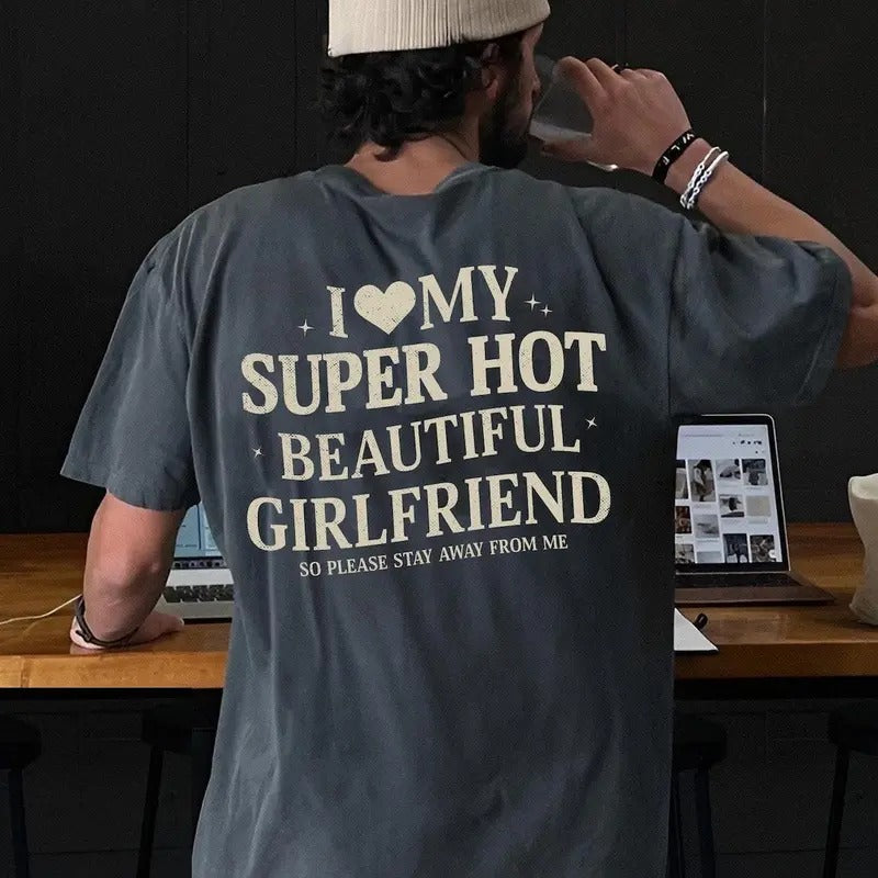 Victoria Maxwell, I Love My Girlfriend T-Shirt, I Heart My Girlfriend Shirts, Valentine Shirt, Funny Boyfriend Shirt,...