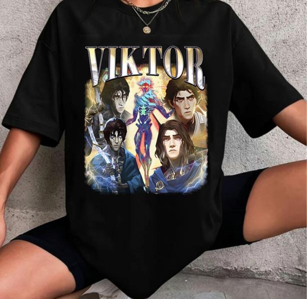 Viktor Arcane T-Shirt, Viktor Nation Arcane Season 2 Shirt, League of Legends Shirt Hoodie, Sweatshirt | ZylaModa.com