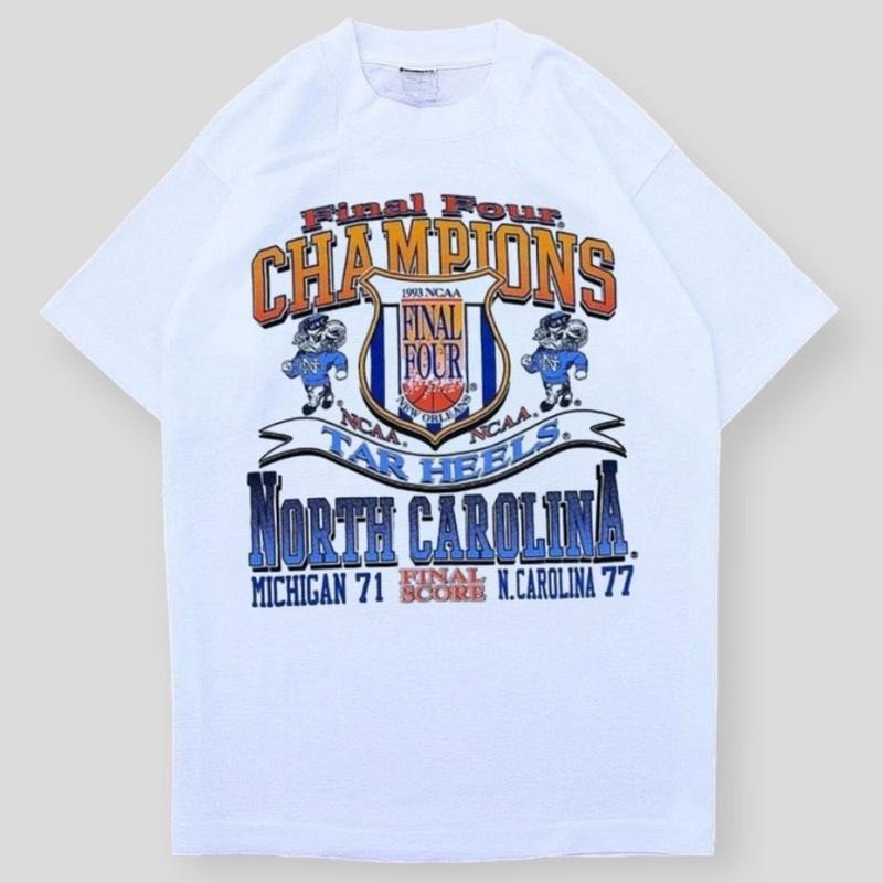 Vintage 1993 Final Four Ncaa Basketball North Carolina Michigan Champions T-Shirt, Sweatshirt, Hoodie | ZylaModa.com
