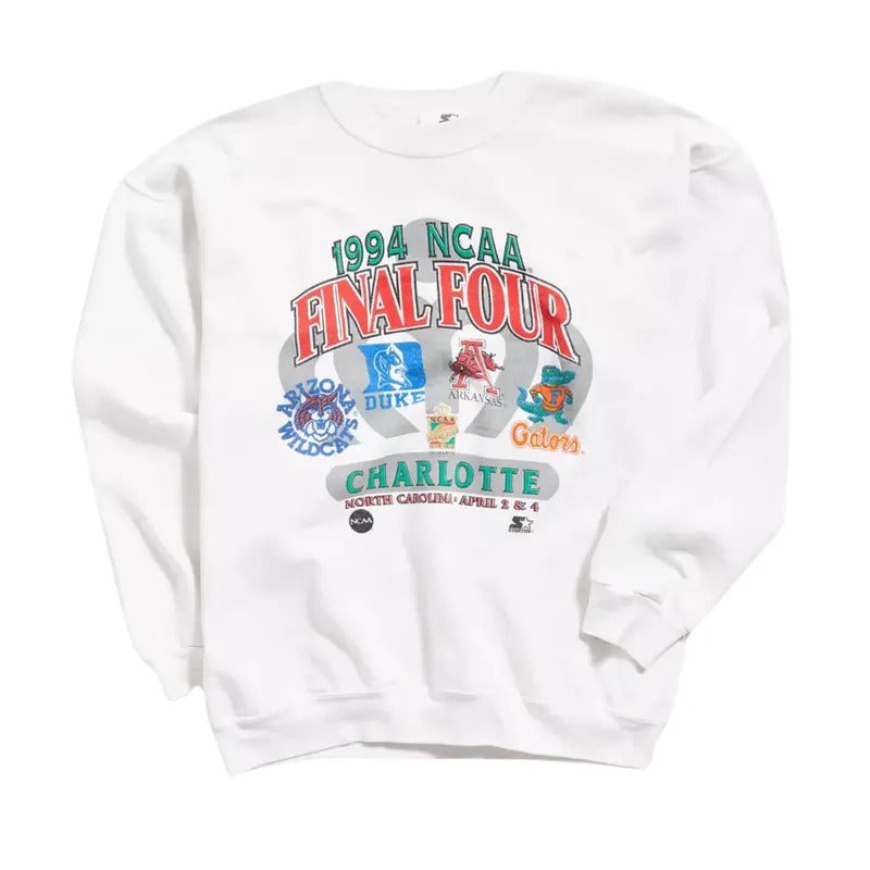 Vintage 1994 Final Four Pullover Sweatshirt T-Shirts, Hoodie | ZylaModa.com