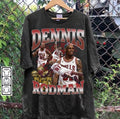 Vintage 90s Graphic Style Dennis Rodman T-shirt - Dennis Rodman Hoodie - Retro American Basketball Tee For Man and Woman...