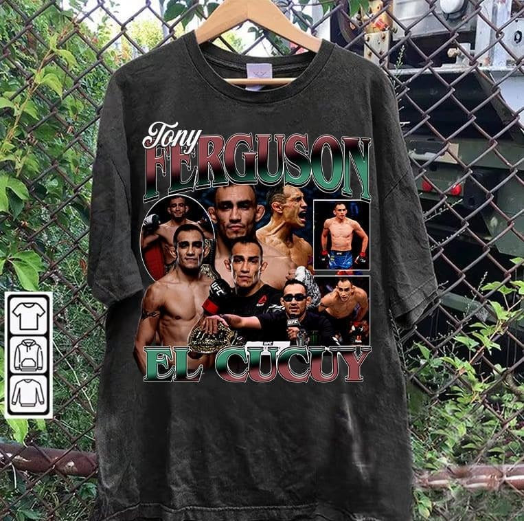 Vintage 90s Graphic Style Tony Ferguson T-shirt - Tony Ferguson T-shirt - American Professional Wrestler Tee For Man and...