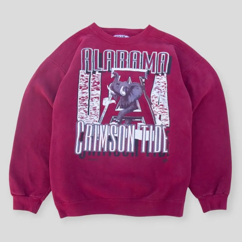 Vintage 90s University Of Alabama Crew Neck Sweatshirt T-Shirts, Hoodie | ZylaModa.com