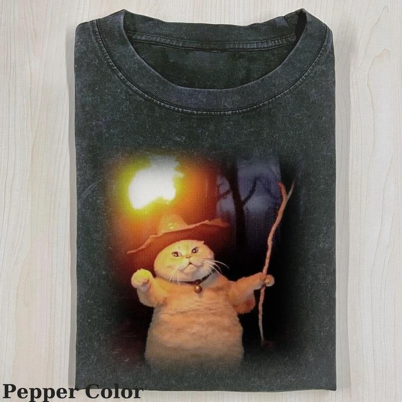 Vintage Dancing Cats T-Shirt, Fantasy Kitten Tshirt, Cute Cat Shirt, Cool Cat Tshirt, Love Cat Tshirt, Meme Cringe Funny...