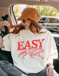 Vintage Easy Tiger Graphic T-Shirt-sweatshirt-hoodie, Retro-Inspired Tiger Tee, 70s Vintage Style Graphic Shirt, Trendy...