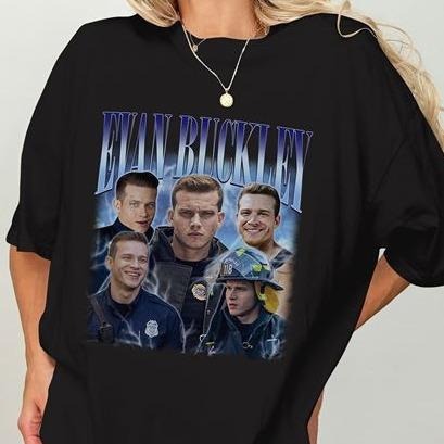 Vintage Evan Buckley Shirt | Evan Buckley Homage Shirt | 911 Movie Shirt Hoodie, Sweatshirt | ZylaModa.com