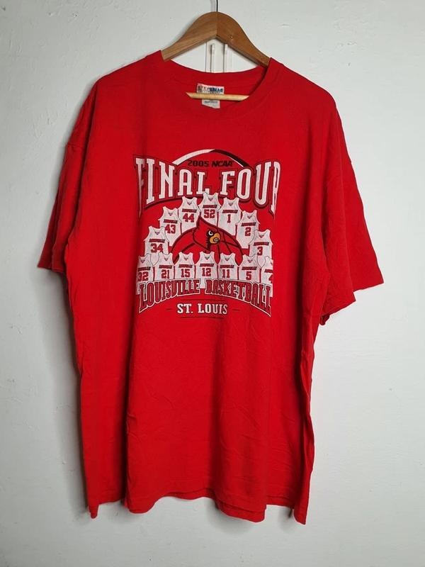 Vintage Final Four 2005  Louisville Cardinals Unisex T-shirt Sweatshirt Hoodie 50 | ZylaModa.com