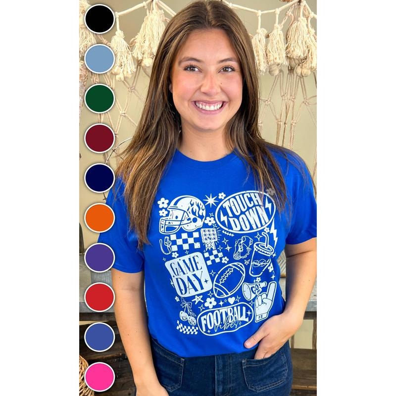 Vintage Football Season Graphic T-Shirt Hoodie, Sweatshirt | ZylaModa.com