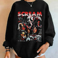 Vintage Ghostface Sweatshirt, Ghostface Halloween Sweater, Scary Movies Halloween T-Shirt, Ghostface Tee Shirt, Halloween...