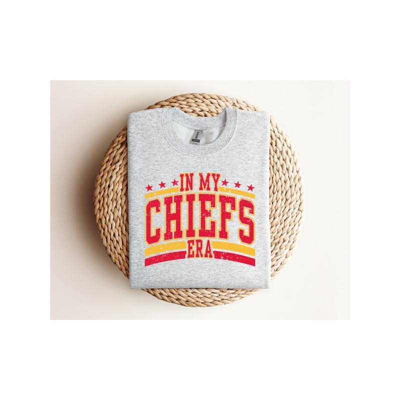 Vintage In My Chiefs Era Football Sweatshirt T-Shirts, Hoodie | ZylaModa.com