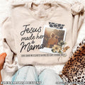Vintage Jesus Made Her A Mama Sweatshirt, Gift For Mom, Praying Mama Shirt, Jesus Mother's Day Shirt Hoodie | ZylaModa.com