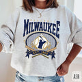 Vintage Milwaukee Baseball Sweatshirt, Milwaukee Baseball Fan, Sports Fan T-Shirts, Hoodie | ZylaModa.com