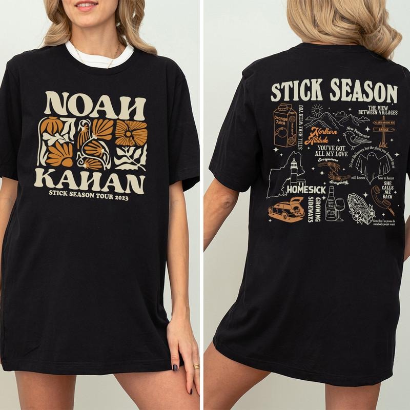 Vintage Noah Kahan Stick Season Tour Shirt, Noah Kahan Folk Pop Music, Country Music, Noah Kahan Stick Season Tour...