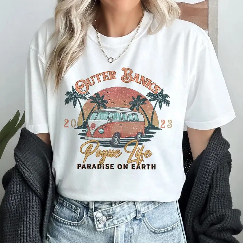 Vintage Outer Banks Pogue life shirt, Paradise on Earth shirt OBX3 Shirt John B Rafe Cameron Shirt Hoodie, Sweatshirt