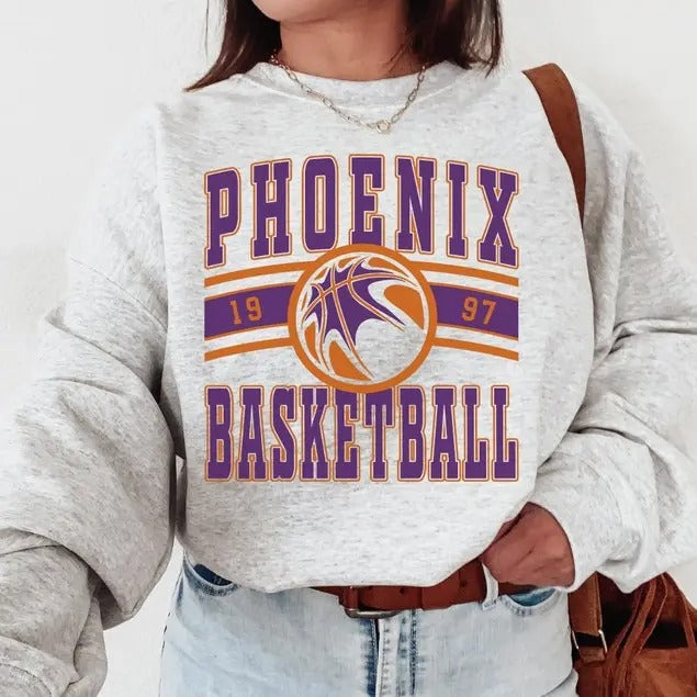 Vintage Phoenix Mercur Sweatshirt Mercury T-Shirt, Retro Phoenix Women's Basketball Hoodie | ZylaModa.com