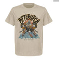 Vintage Pittsburgh Hockey Crew Neck T-Shirt, Gildan 5000 Heavy Cotton Tee for Men & Women, Ideal for Hockey Fans & Casual...