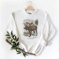 Vintage Reindeer sweatshirt, Antique reindeer print, Daddy and me Unisex Tshirt, sweatshirt, hoodie Cotton | ZylaModa.com