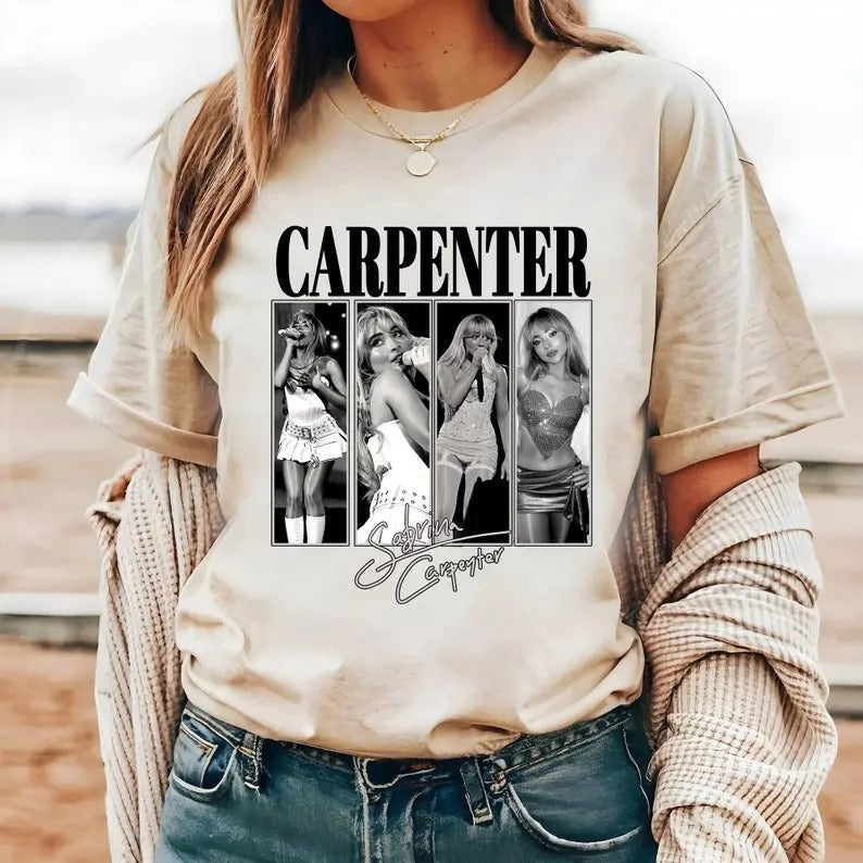 Vintage Sabrin Carpenter T-Shirt, Sabri Emails Tour, Espresso Shirt, Sabriinaa Merch, 2024 Tour T-shirt Top Womenswear...