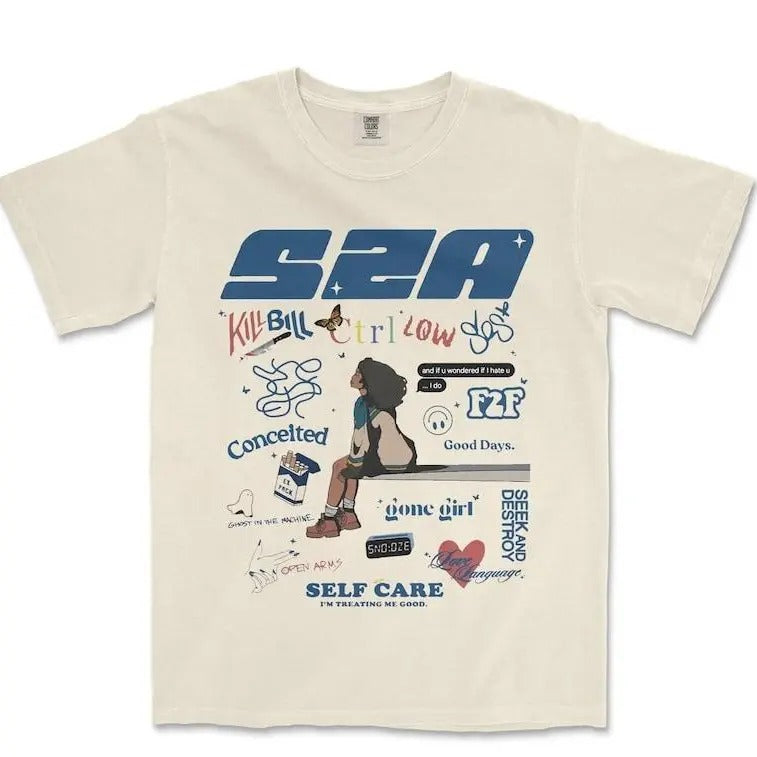 Vintage Sza New Bootleg 90s Shirt, Sza Vintage Shirt, Sza Photoshoot Shirt, Music RnB Singer Rapper Shirt, Gift For Fan,...