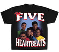 Vintage T Shirts "THE FIVE HEARTBEATS 1991" TEE