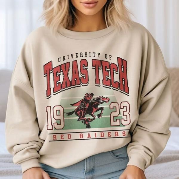 Vintage Texas Tech Football Shirt, NCAA, Best Gift Ever, Texas Tech Football Unisex Sweatshirt Hoodie | ZylaModa.com
