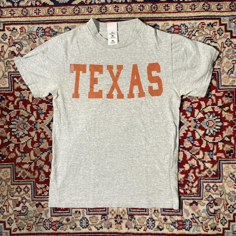 Vintage Texas University Grey Vintage T-shirt Sweatshirt Hoodie Unisex 30 Cotton Top | ZylaModa.com
