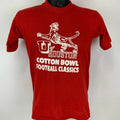Vintage U of Houston Cougars Bowl Football 70s RedUnisex T-shirt Sweatshirt Hoodie #11 | ZylaModa.com