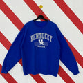 Vintage University Kentucky Sweatshirt Kentucky Crewneck Kentucky Wildcats Sweater Pullover Kentucky Wildcats Print Logo...