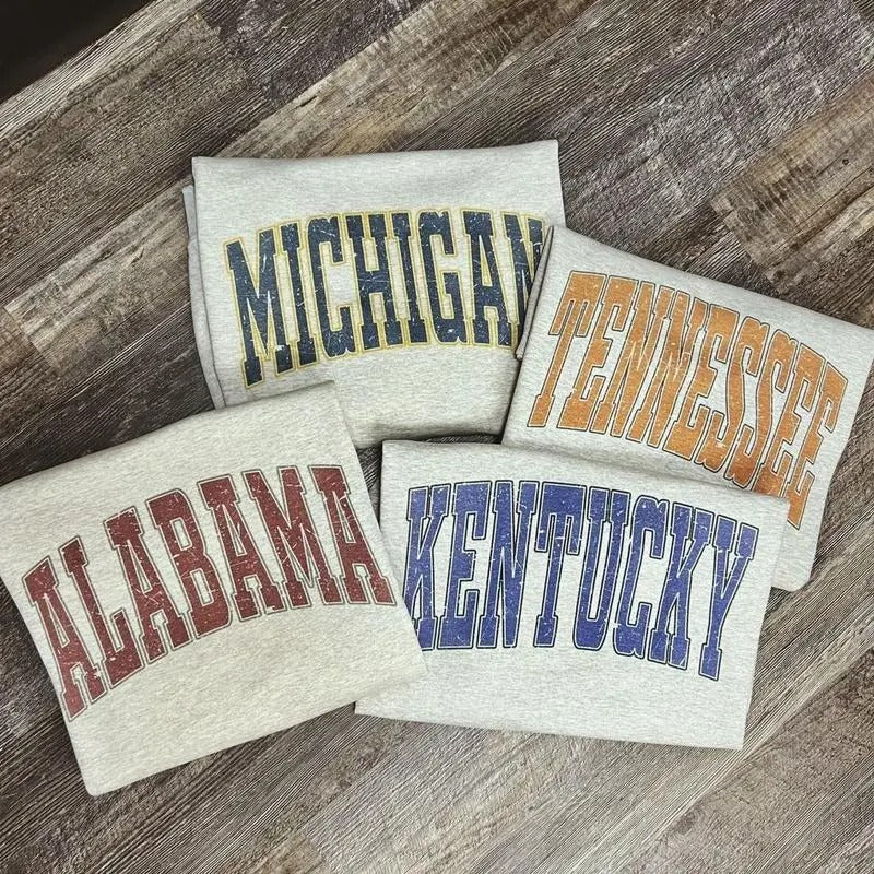 Vintage Varsity College Sweatshirt T-Shirts, Hoodie | ZylaModa.com