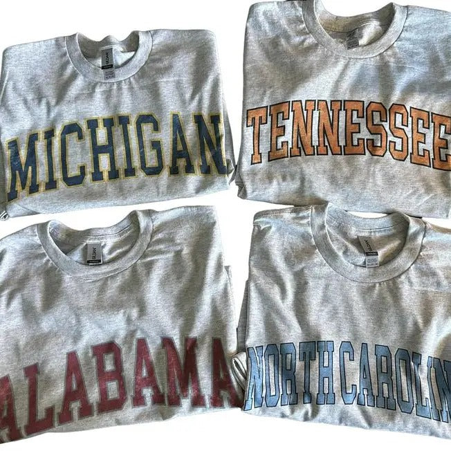 Vintage Varsity College Tee Shirt Hoodie, Sweatshirt | ZylaModa.com
