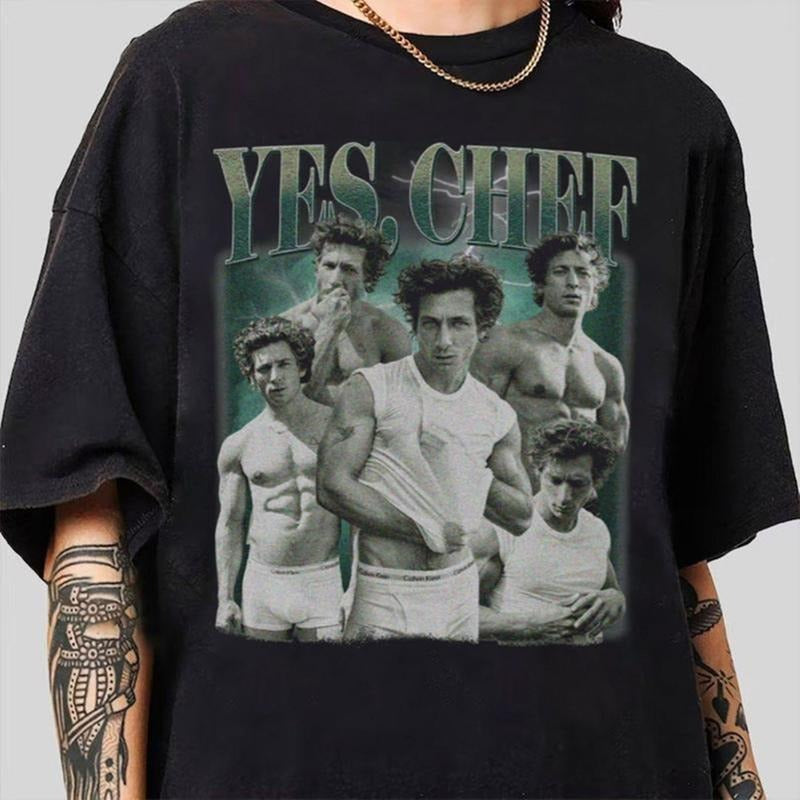 Vintage Yes Chef Shirt, The Bear Shirt, Jeremy Bootleg Tee, Yes Chef Jeremy Homage Shirt custom Hoodie, Sweatshirt