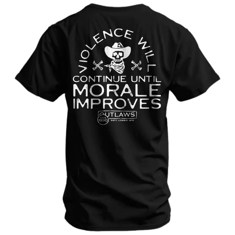 Violence Will Continue Until Morale Improves Men's T-Shirt Hoodie, Sweatshirt | ZylaModa.com