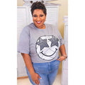 Volleyball Star Smiley Graphic T-Shirt Hoodie, Sweatshirt | ZylaModa.com