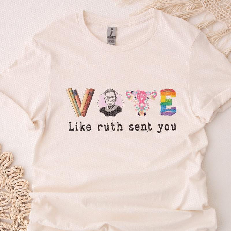 Vote Like Ruth Sent You T-Shirt, Comfort Color Election 2024 Shirtttttttttt Hoodie, Sweatshirt | ZylaModa.com