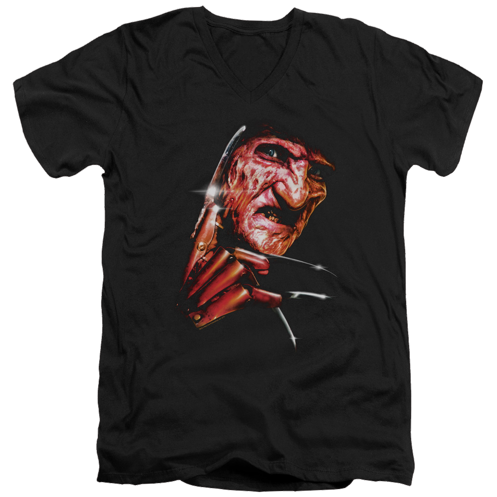 A Nightmare on Elm Street Freddys Face - Men's V-Neck T-Shirt Hoodie, Sweatshirt | ZylaModa.com
