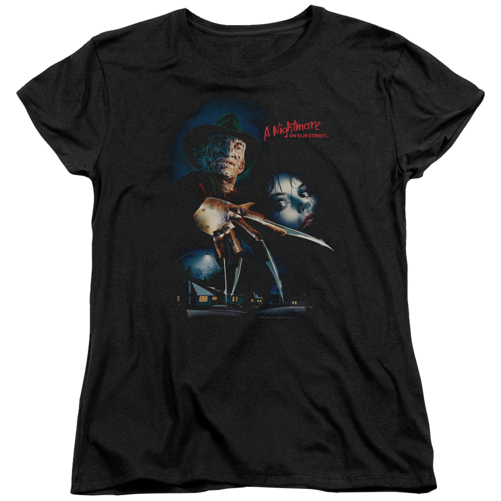 A Nightmare on Elm Street Elm Street Poster - Women's T-Shirt Hoodie, Sweatshirt | ZylaModa.com