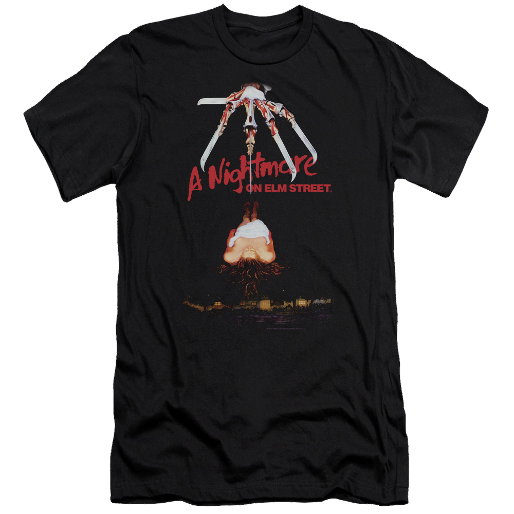 A Nightmare on Elm Street Alternate Poster - Men's Premium Slim Fit T-Shirt Hoodie, Sweatshirt | ZylaModa.com