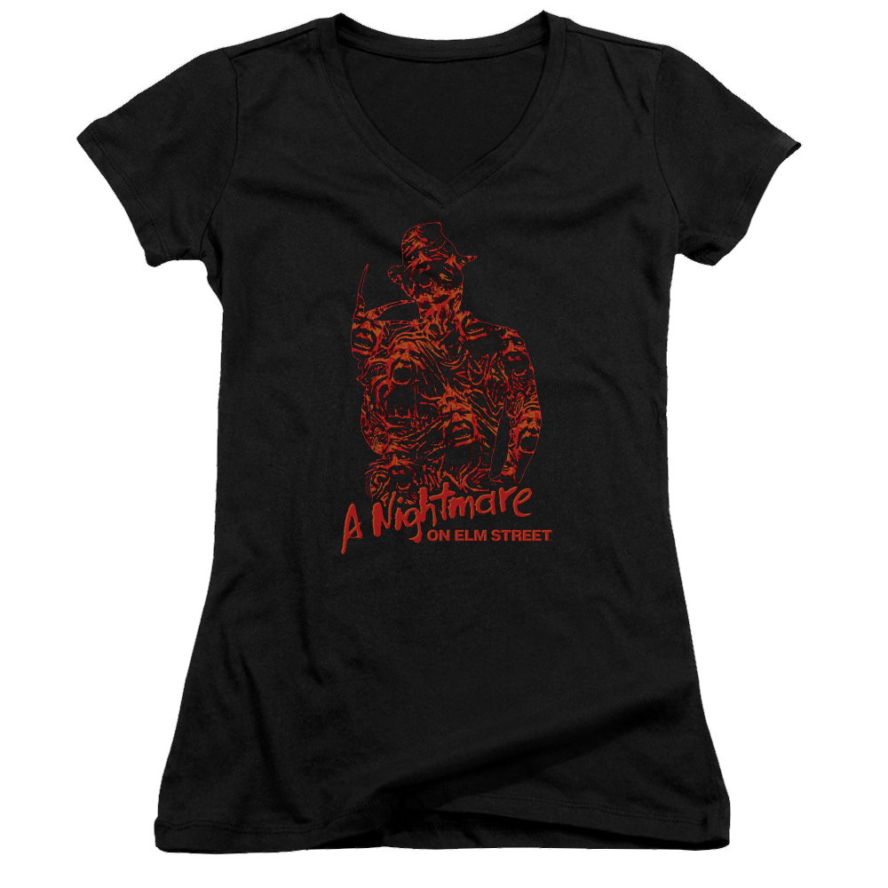 A Nightmare on Elm Street Chest Of Souls - Juniors V-Neck T-Shirt Hoodie, Sweatshirt | ZylaModa.com