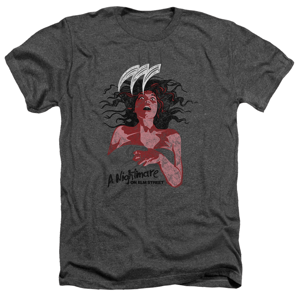 A Nightmare on Elm Street Illustrated European Poster - Men's Heather T-Shirt Hoodie, Sweatshirt | ZylaModa.com