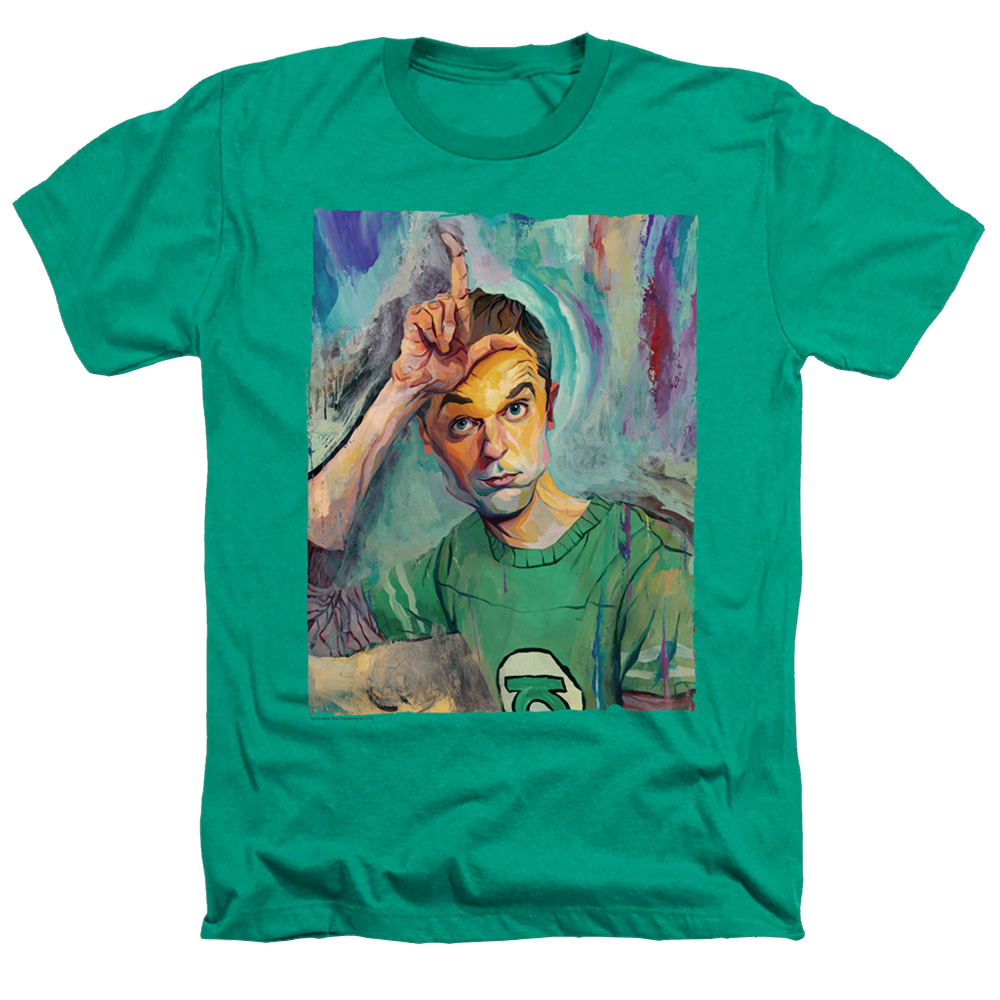 Big Bang Theory, The Sheldon Painting - Men's Heather T-Shirt Hoodie, Sweatshirt | ZylaModa.com
