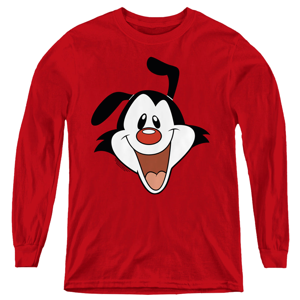 Animaniacs Yakko Head - Youth Long Sleeve T-Shirt Hoodie, Sweatshirt | ZylaModa.com