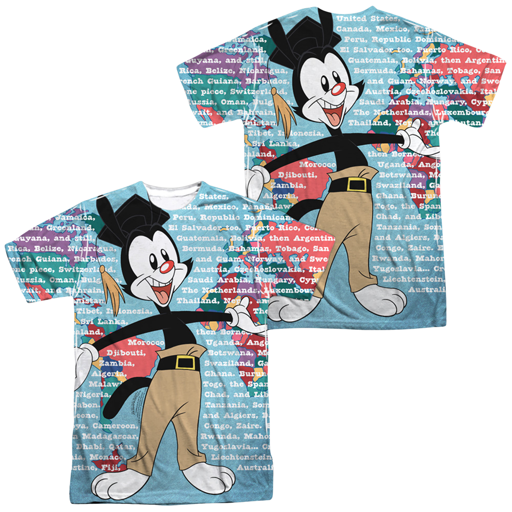 Animaniacs Yakko World (Front/Back Print) - Men's All-Over Print T-Shirt Hoodie, Sweatshirt | ZylaModa.com
