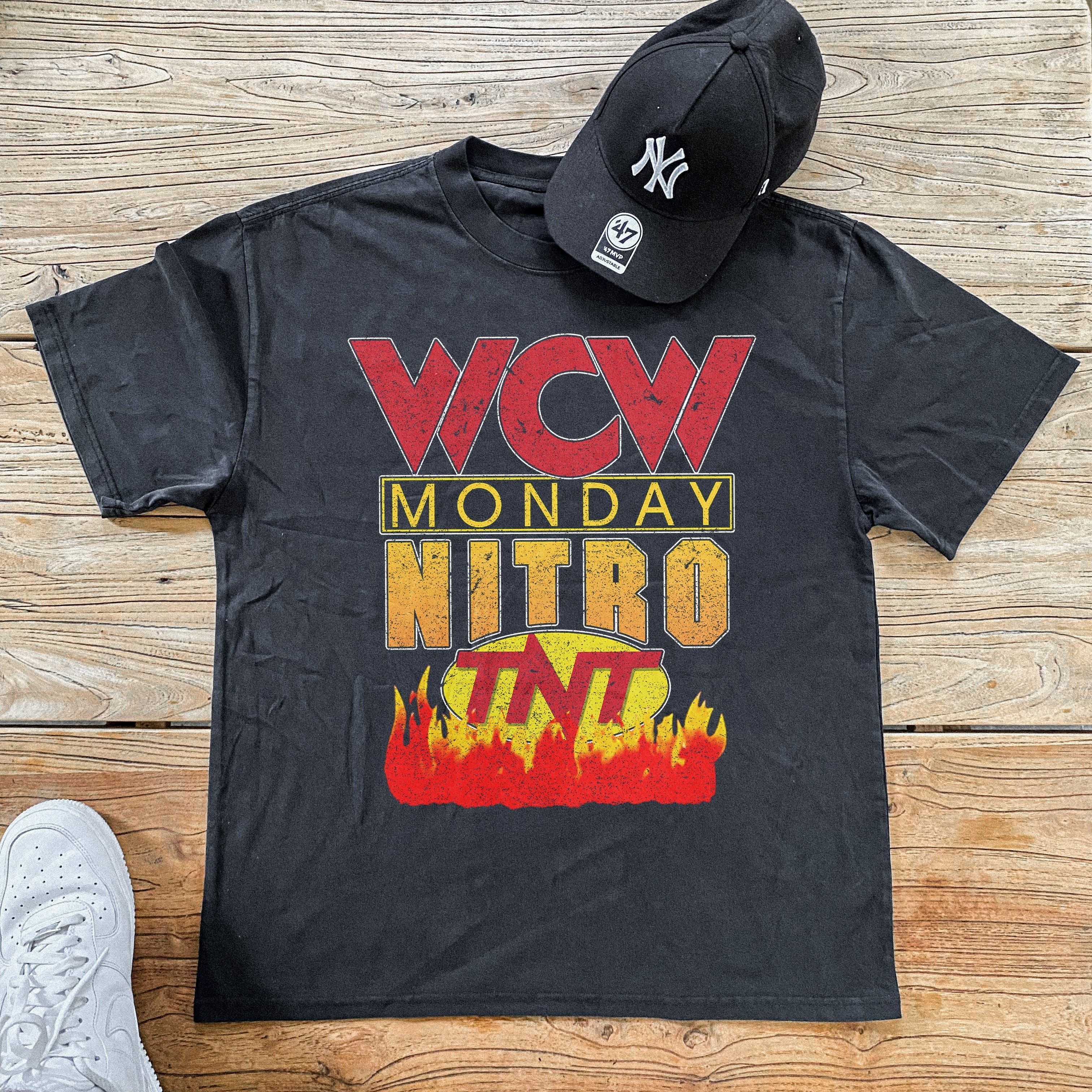 WCW MONDAY NITRO TNT HEAVYWEIGHT BLACK T-SHIRT Hoodie, Sweatshirt | ZylaModa.com (Image 1)