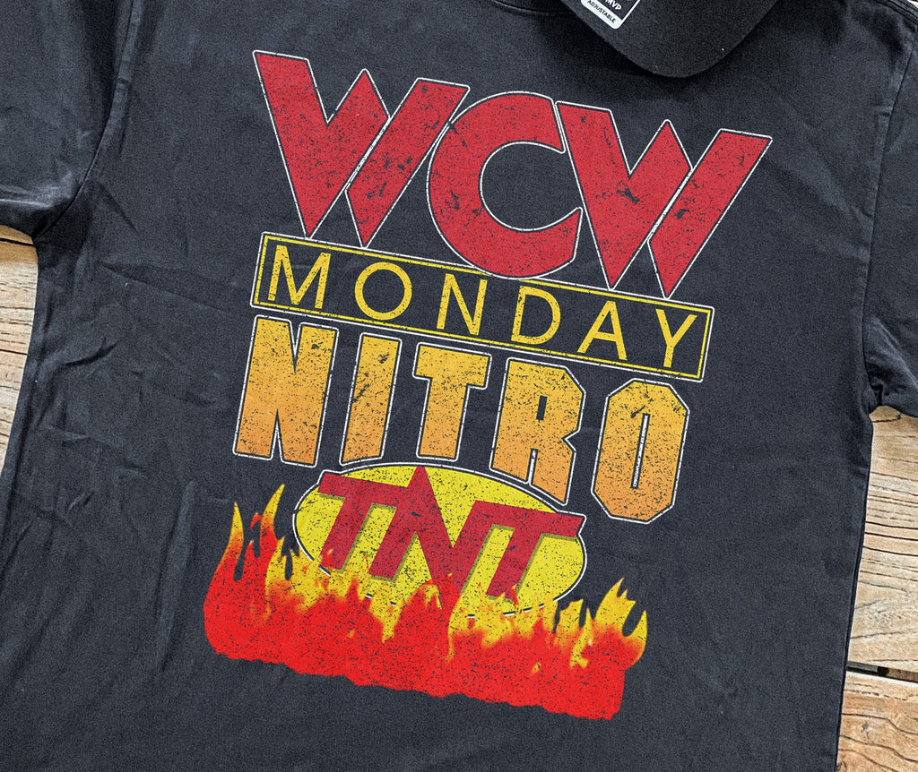 WCW MONDAY NITRO TNT HEAVYWEIGHT BLACK T-SHIRT Hoodie, Sweatshirt | ZylaModa.com (Image 2)