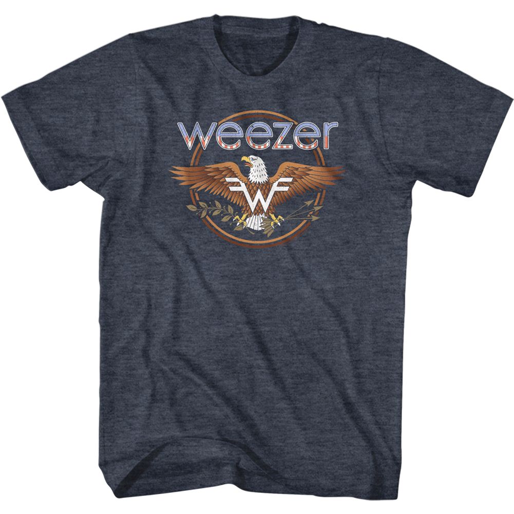 Weezer Eagle Official Heather T-Shirt Hoodie, Sweatshirt | ZylaModa.com