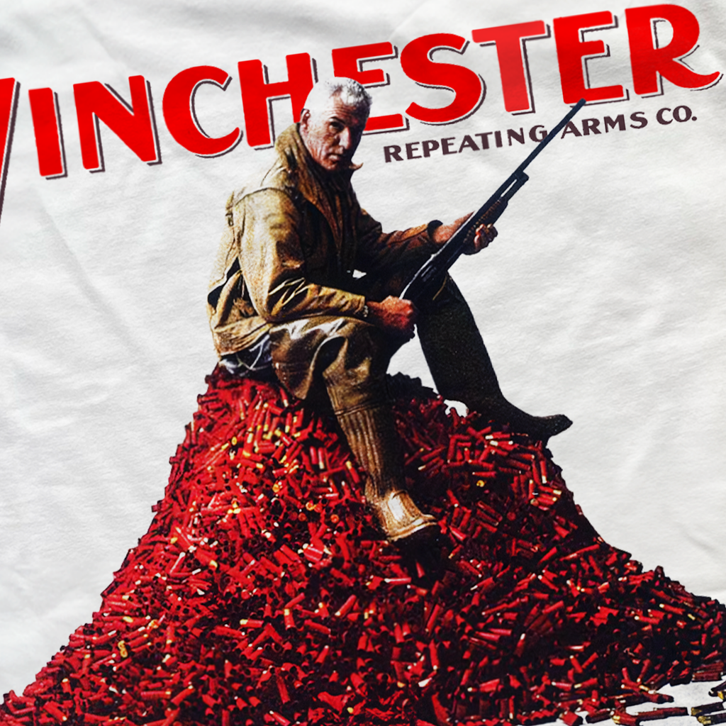 WINCHESTER 'REPEATING ARMS CO.' HEAVYWEIGHT WHITE T-SHIRT Hoodie, Sweatshirt | ZylaModa.com (Image 3)