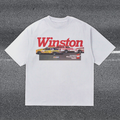 WINSTON 'NASCAR RACING' 80s HEAVYWEIGHT WHITE T-SHIRT Hoodie, Sweatshirt | ZylaModa.com (Image 1)